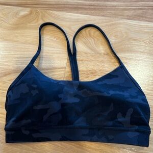 Lululemon Power Y Bra black camo size 6